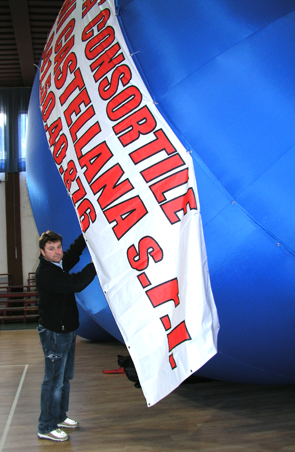 Banner for balloon