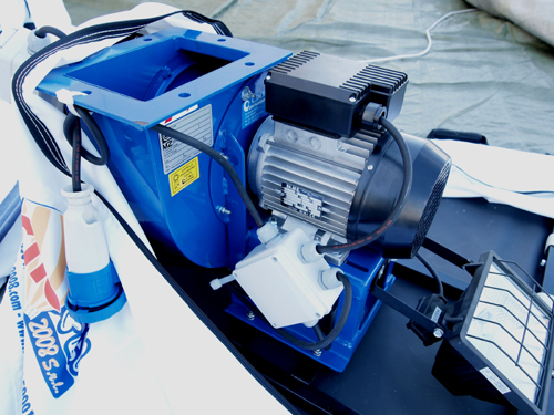 External blower motor