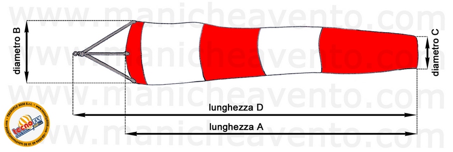Misure maniche a vento light 626